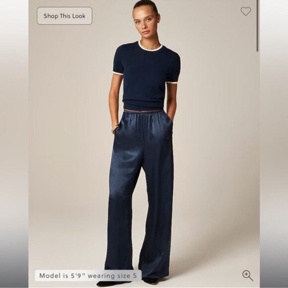 J.Crew Cosmo pant in luster charmeuse - Picture 1 of 8